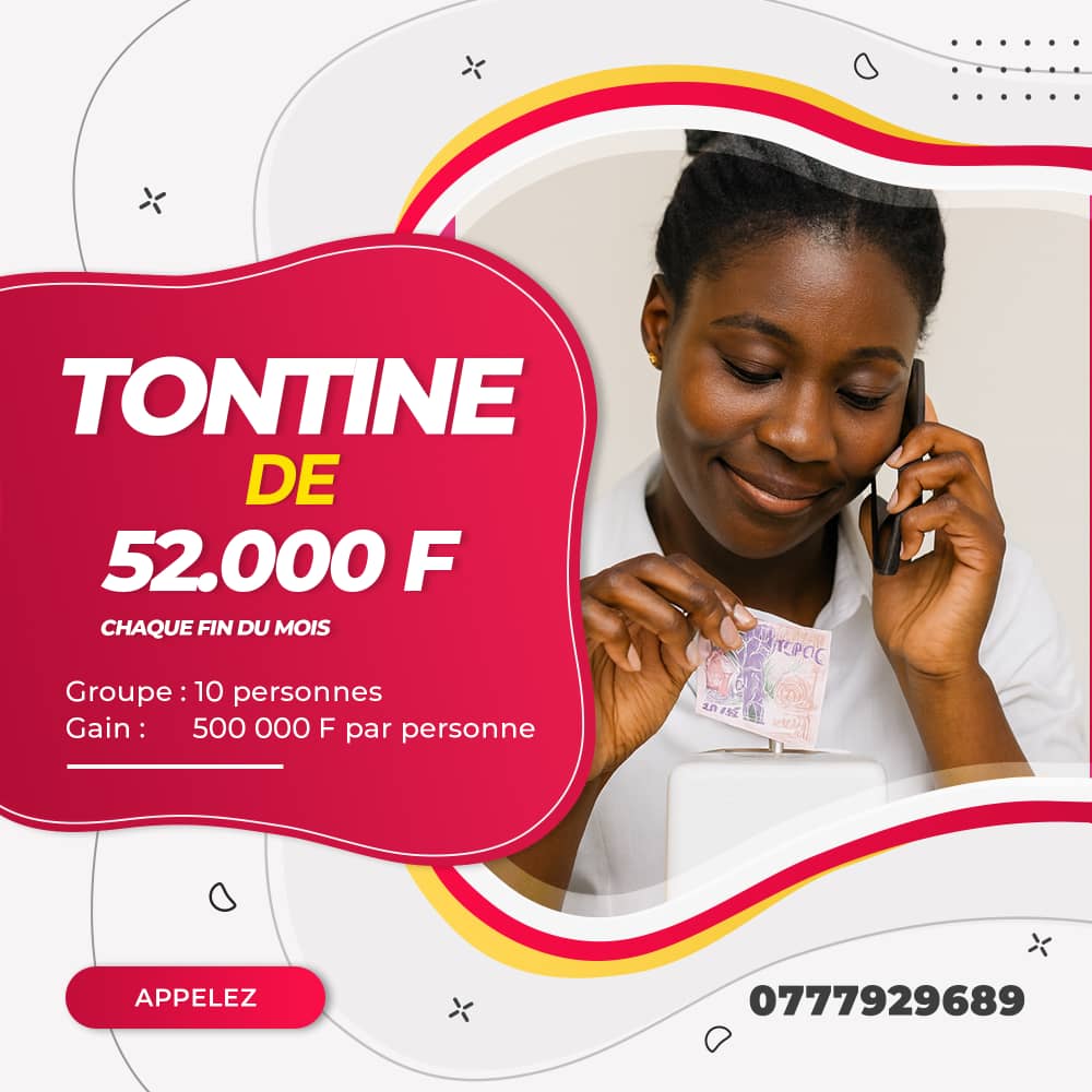 Tontine Argent 52 000F